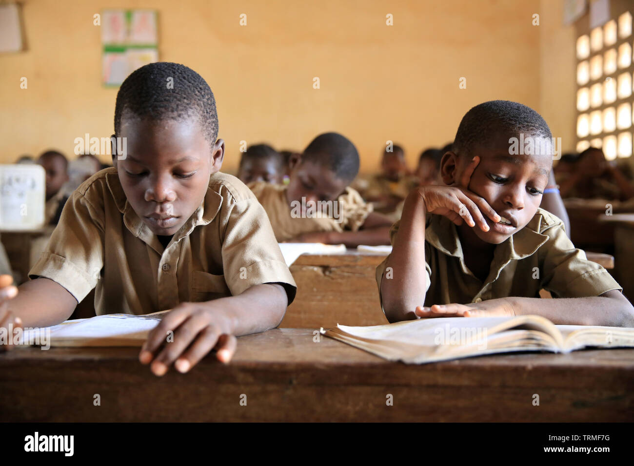 Lezione. La convenzione di Lomé. Il Togo. Afrique de l'Ouest. Foto Stock