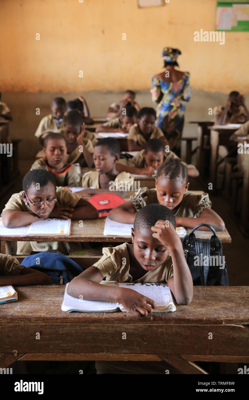 Lezione. La convenzione di Lomé. Il Togo. Afrique de l'Ouest. Foto Stock