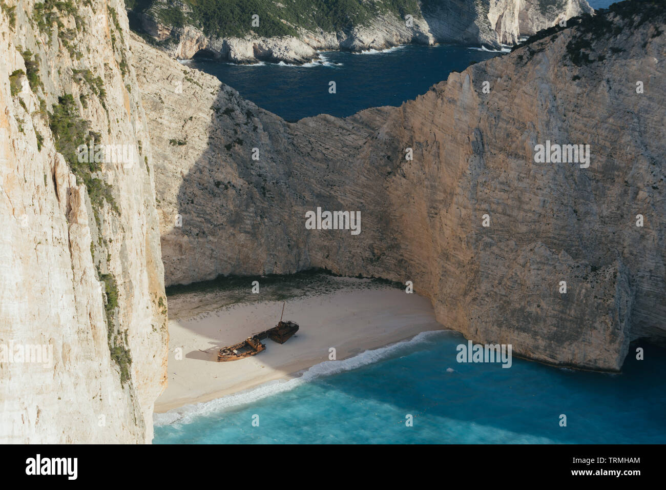 Zante blue beach - Grecia Foto Stock