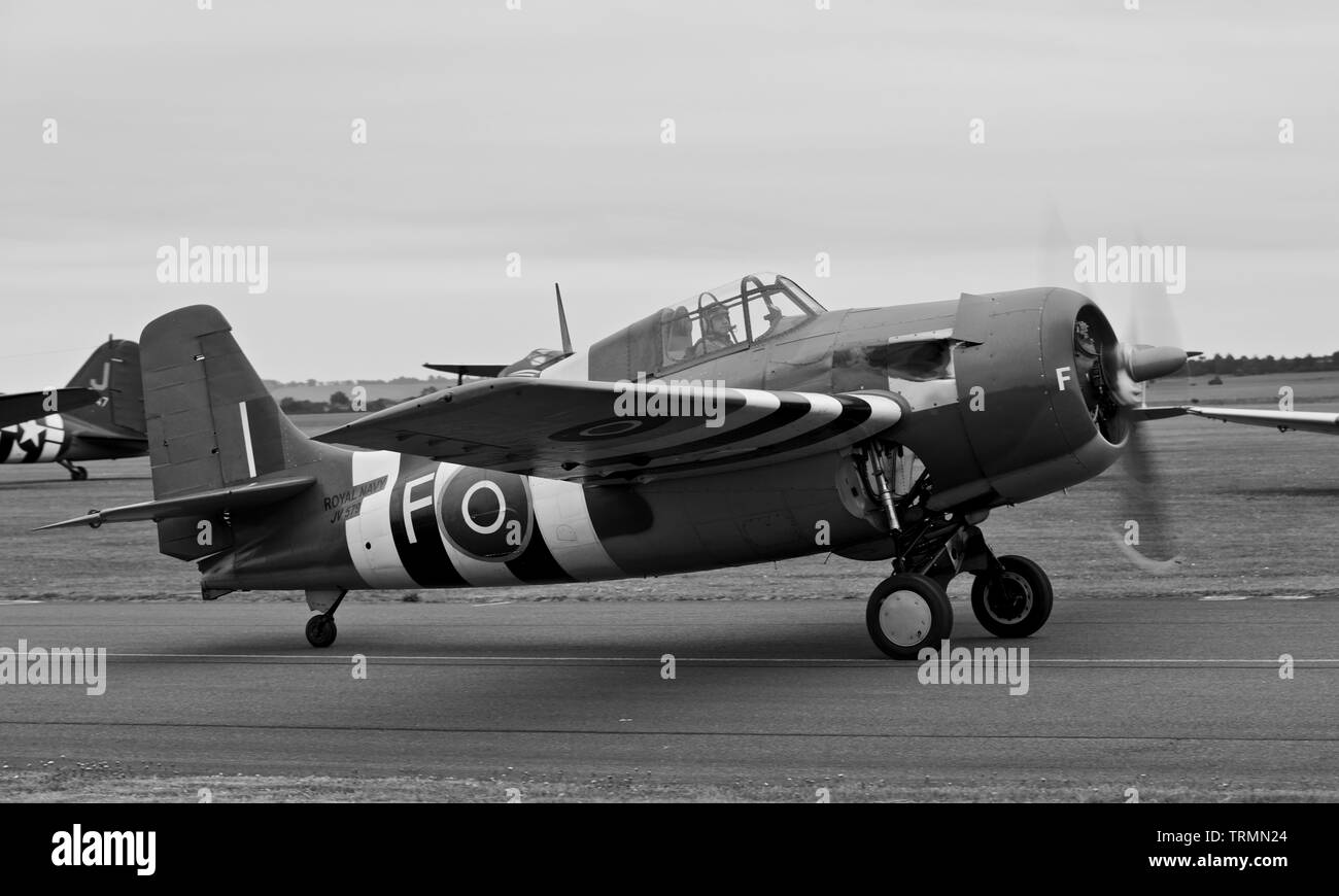 Grumman Wildcat FM-2 (G-RUMW) Foto Stock