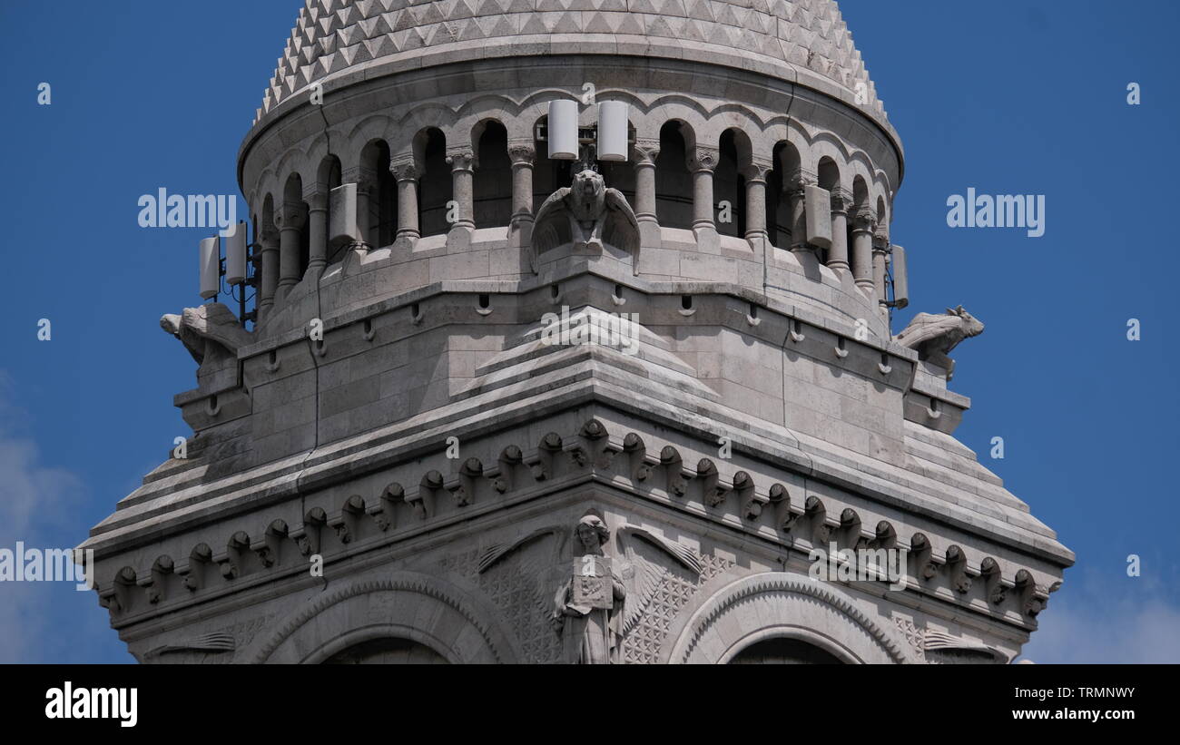 Evangelisti sul campanile Foto Stock