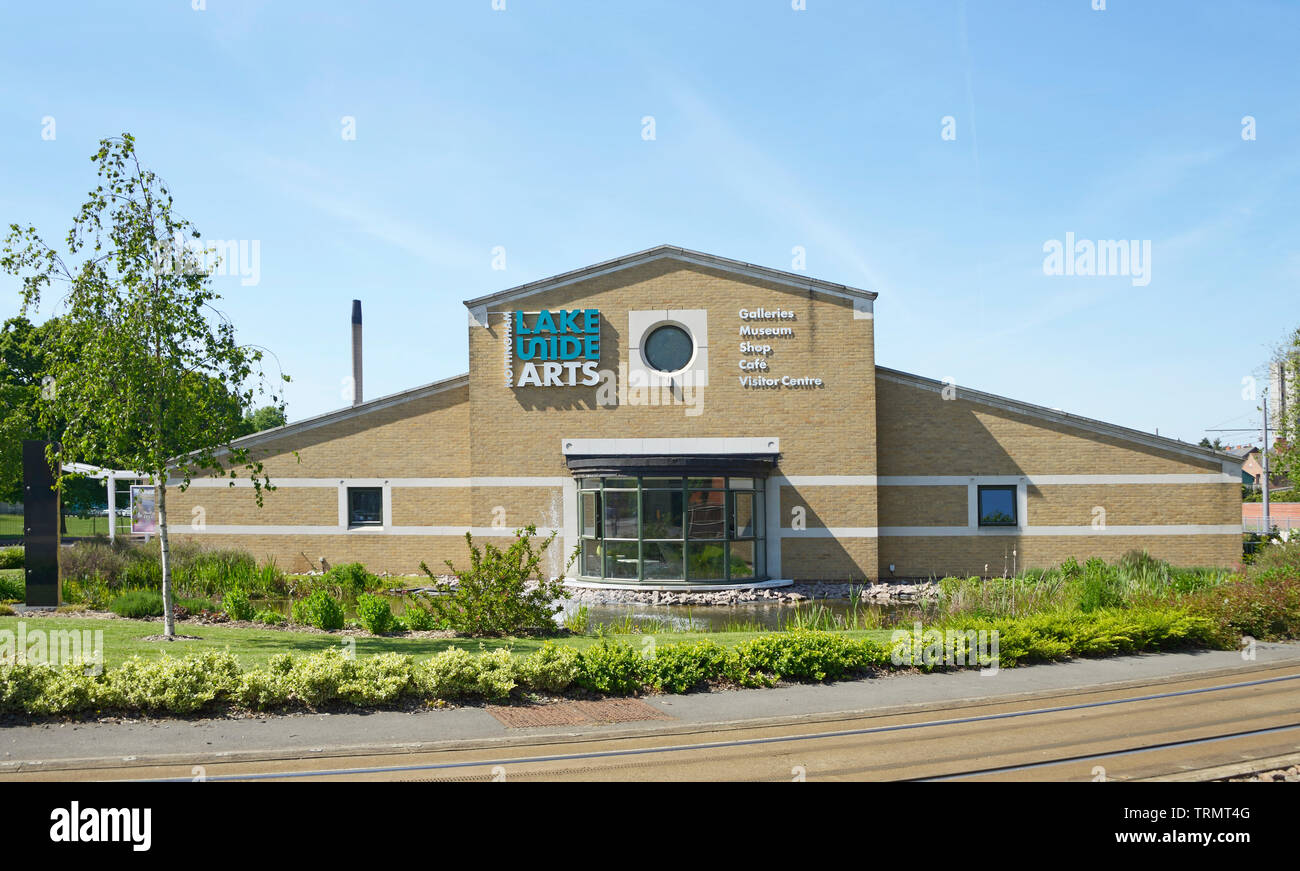 Lato Lago Arts Gallery, Djanogly, Nottingham, Foto Stock