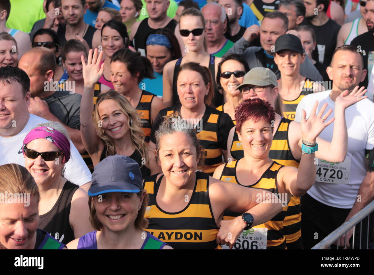 Newcastle upon Tyne, Regno Unito. Il 9 giugno, 2019. 157Blaydon gara. Il 1862 Blaydon gara canzone è l'Inno Nazionale di Tyneside e appassionato inno alla Newcastle United football club.Credit:David Whinham/Alamy Live News Foto Stock