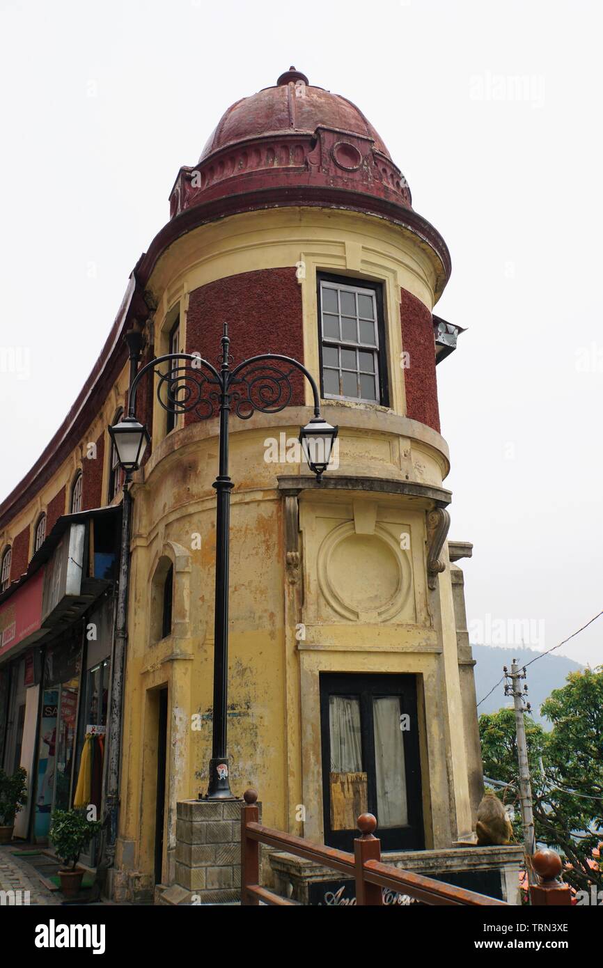 Close up Esempio di Shimla dell architettura coloniale Foto Stock