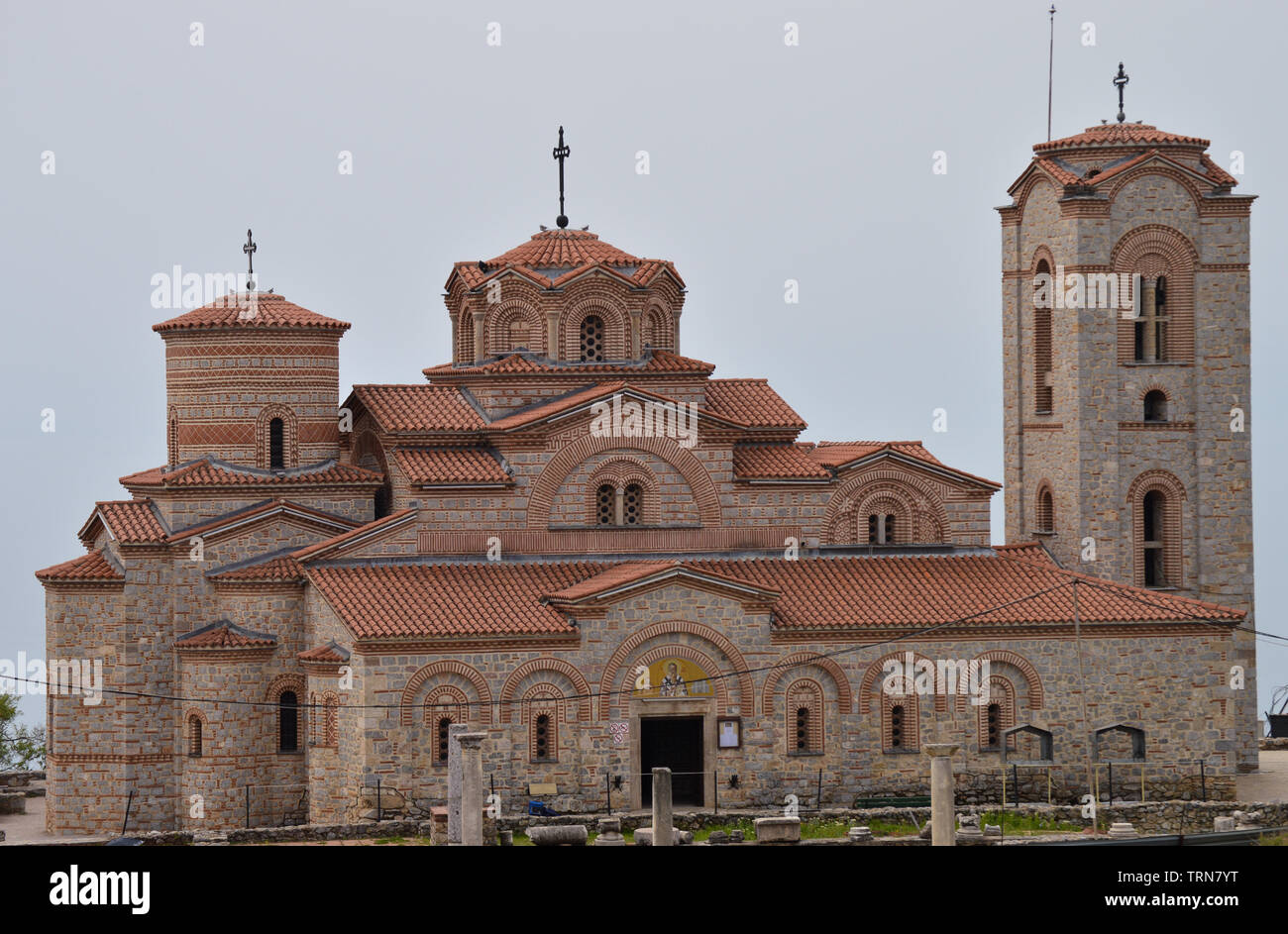 Bella chiesa ortodossa di San Clemente di Ohrid Macedonia Foto Stock
