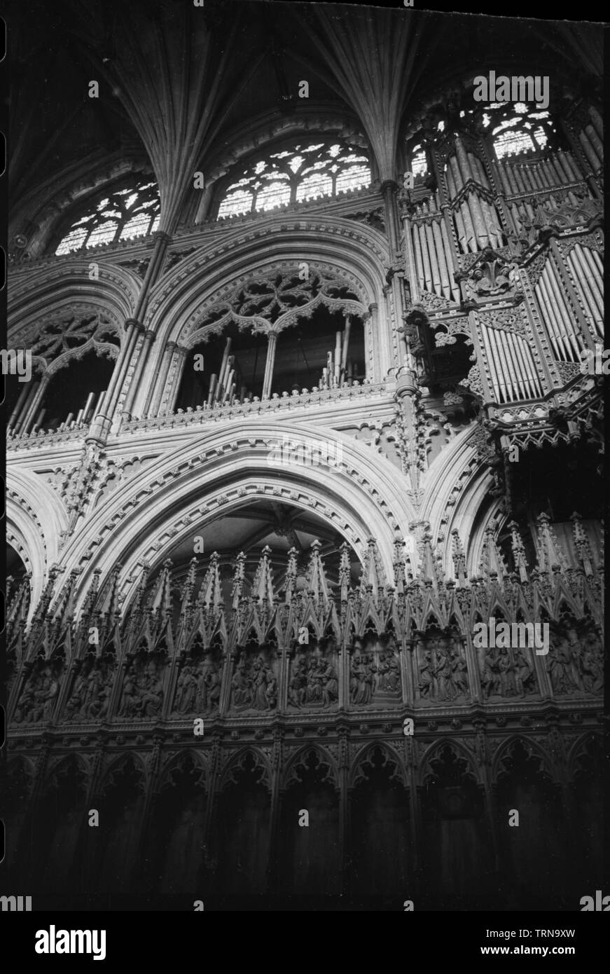 Cattedrale di Ely, Cambridgeshire, C1955-c1980. Creatore: Ursula Clark. Foto Stock
