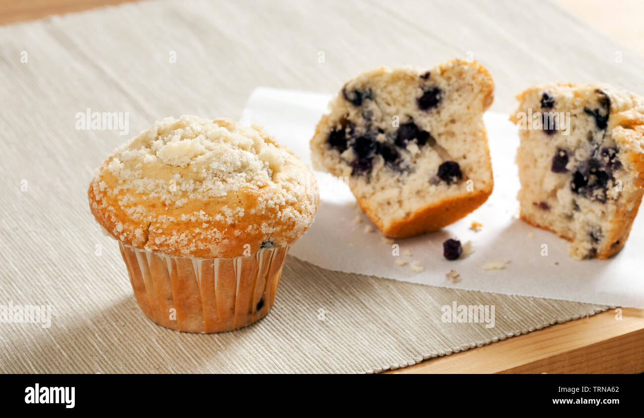 Deliziosa casa scritto muffin fatti in Spagna Foto Stock