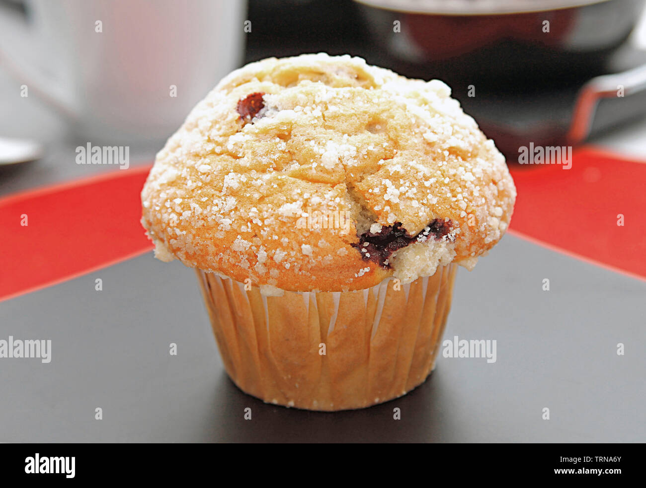 Deliziosa casa scritto muffin fatti in Spagna Foto Stock