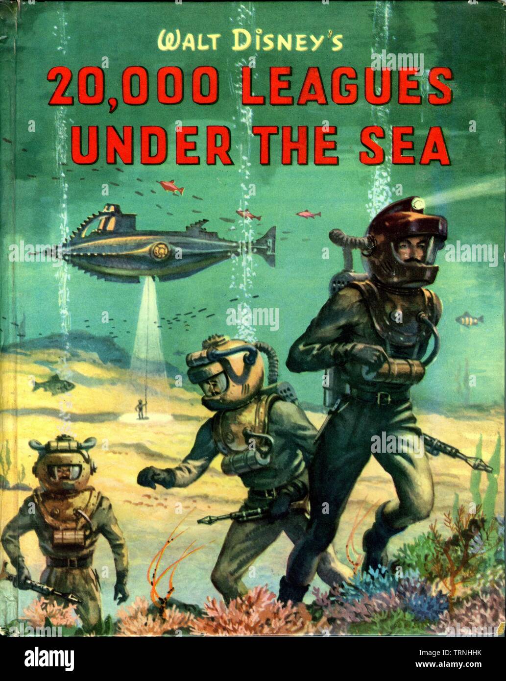 20.000 leghe sotto i mari 1954 Director Richard Fleischer romanzo di Jules Verne Walt Disney Productions / Buena Vista Film Distribution Company Foto Stock