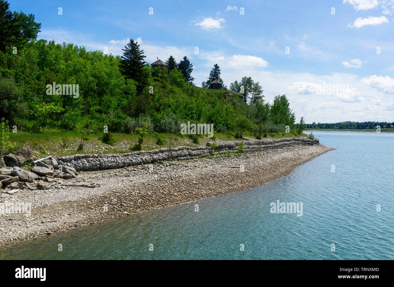 Glenmore serbatoio Calgary Alberta Canada Foto Stock