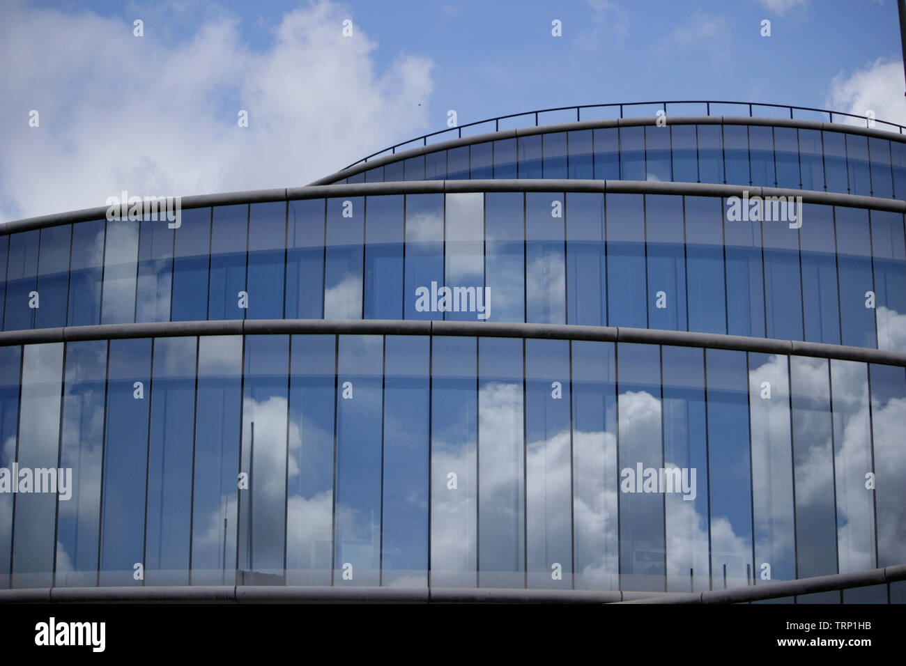 Edificio di curva Foto Stock