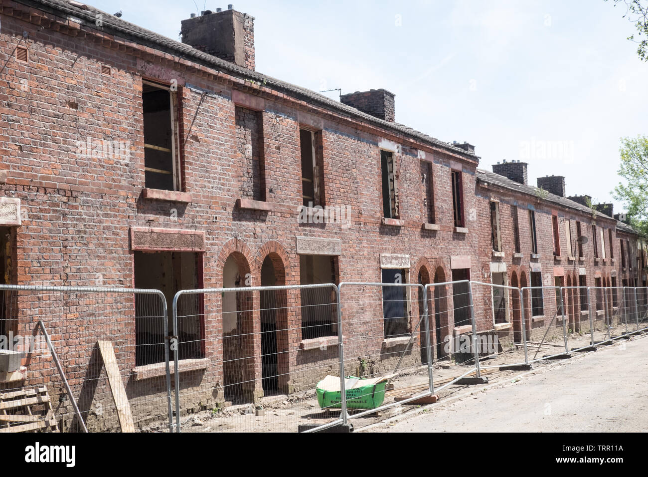 Il Welsh strade,Welsh strade,Dingle,Toxteth,Liverpool 8,terrazza,terrazzato,alloggiamento,riqualificazione,Liverpool, Merseyside,Nord,città,l'Inghilterra,UK,GB, Foto Stock