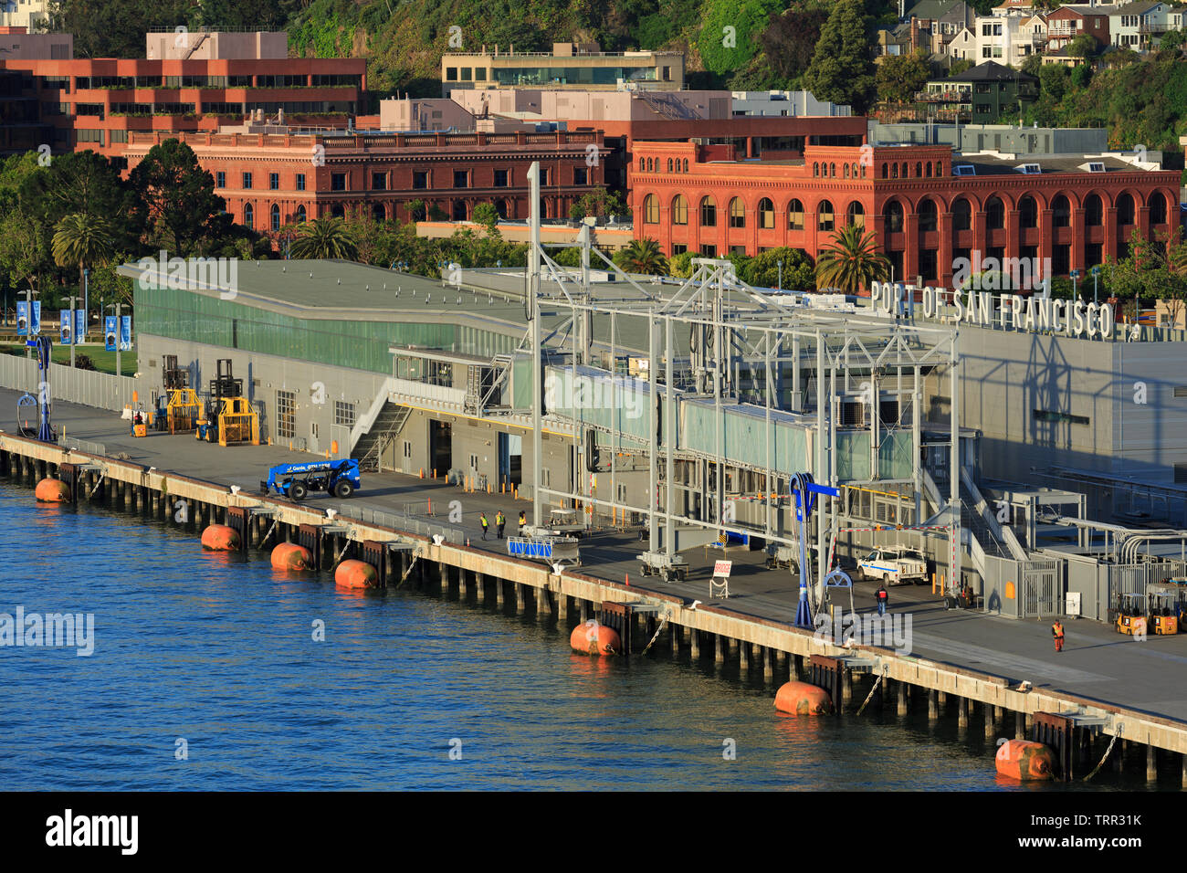 James R. Herman Cruise Terminal, San Francisco, California, Stati Uniti d'America Foto Stock