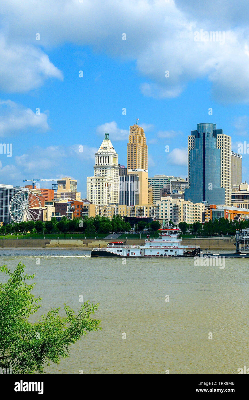 Transizioni di Cincinnati, da vecchio a nuovo Foto Stock