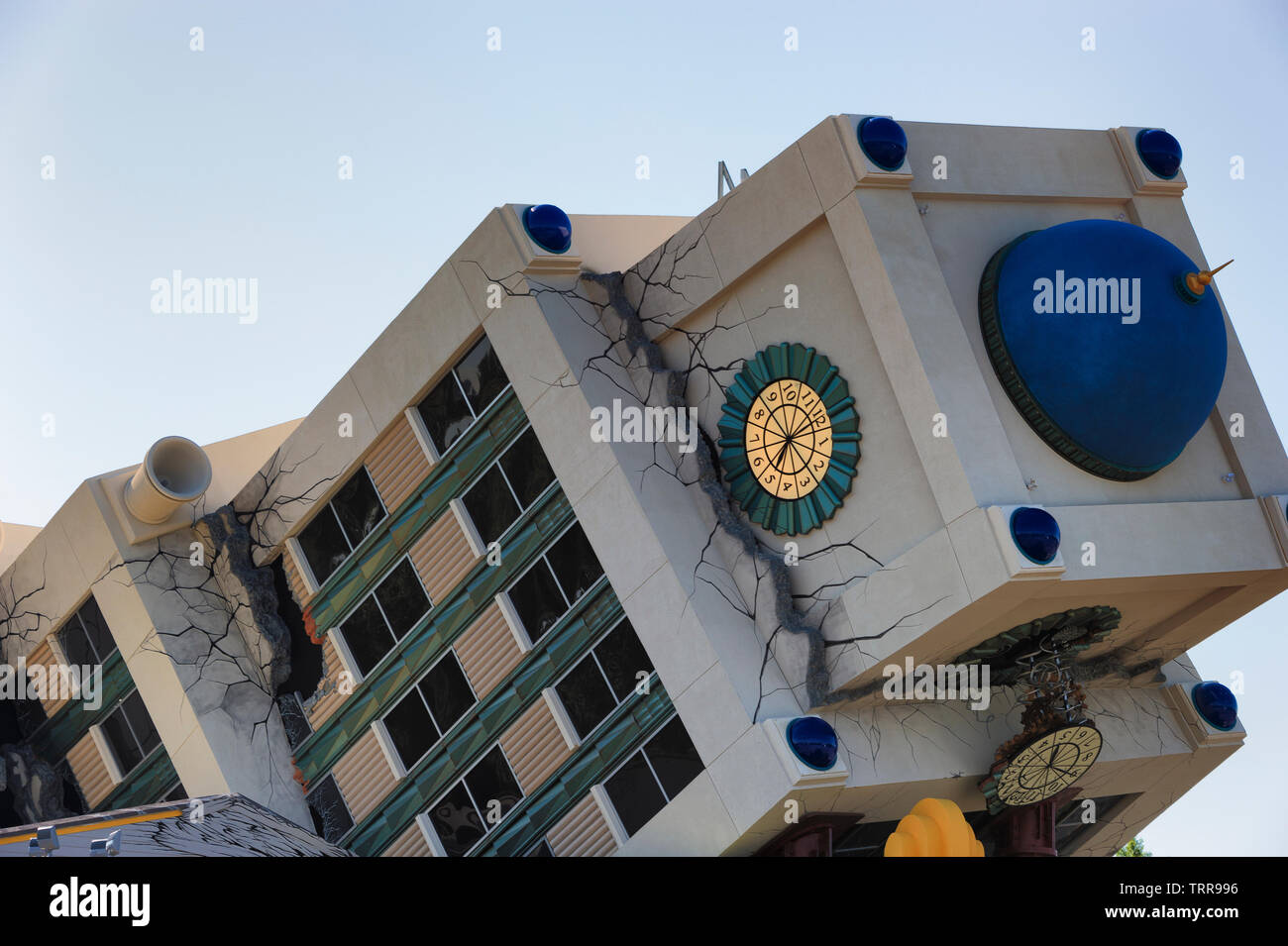 Pigeon Forge, Tennessee, Stati Uniti d'America - maggio 15,2019: uno dei tanti edifici unici in Pigeon Forge, Tennessee Foto Stock