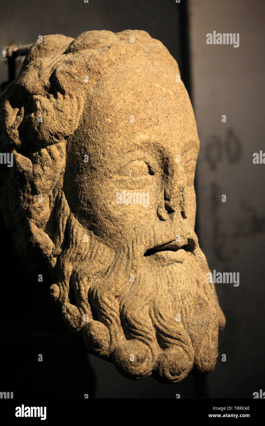 Spagna Galizia, Santiago de Compostela, Cattedrale, interno, statua, Foto Stock