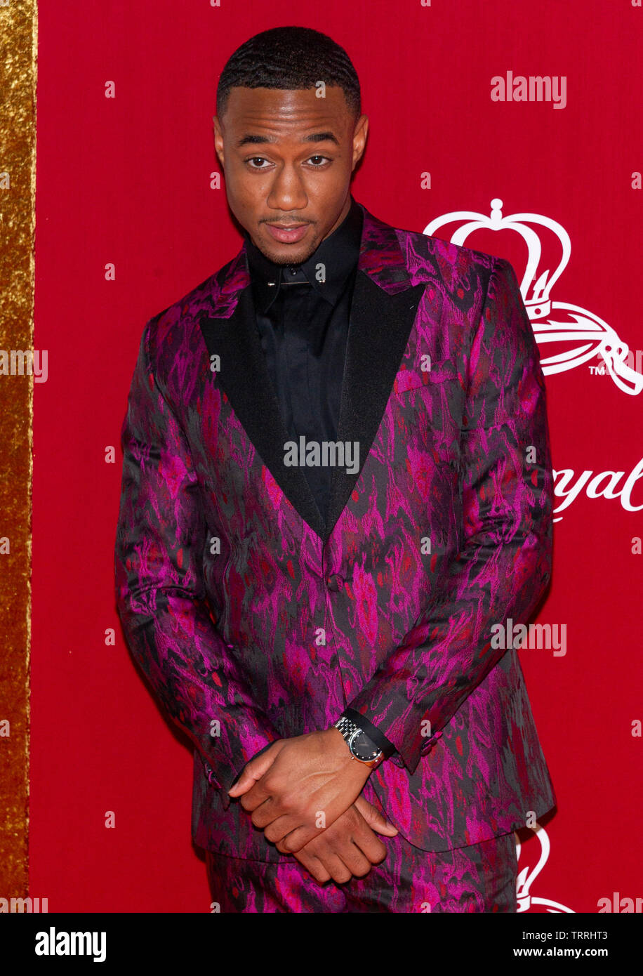 New York, NY - Giugno 10, 2019: Jessie T. Usher assiste l'albero Premiere a AMC Lincoln Square Theatre Foto Stock