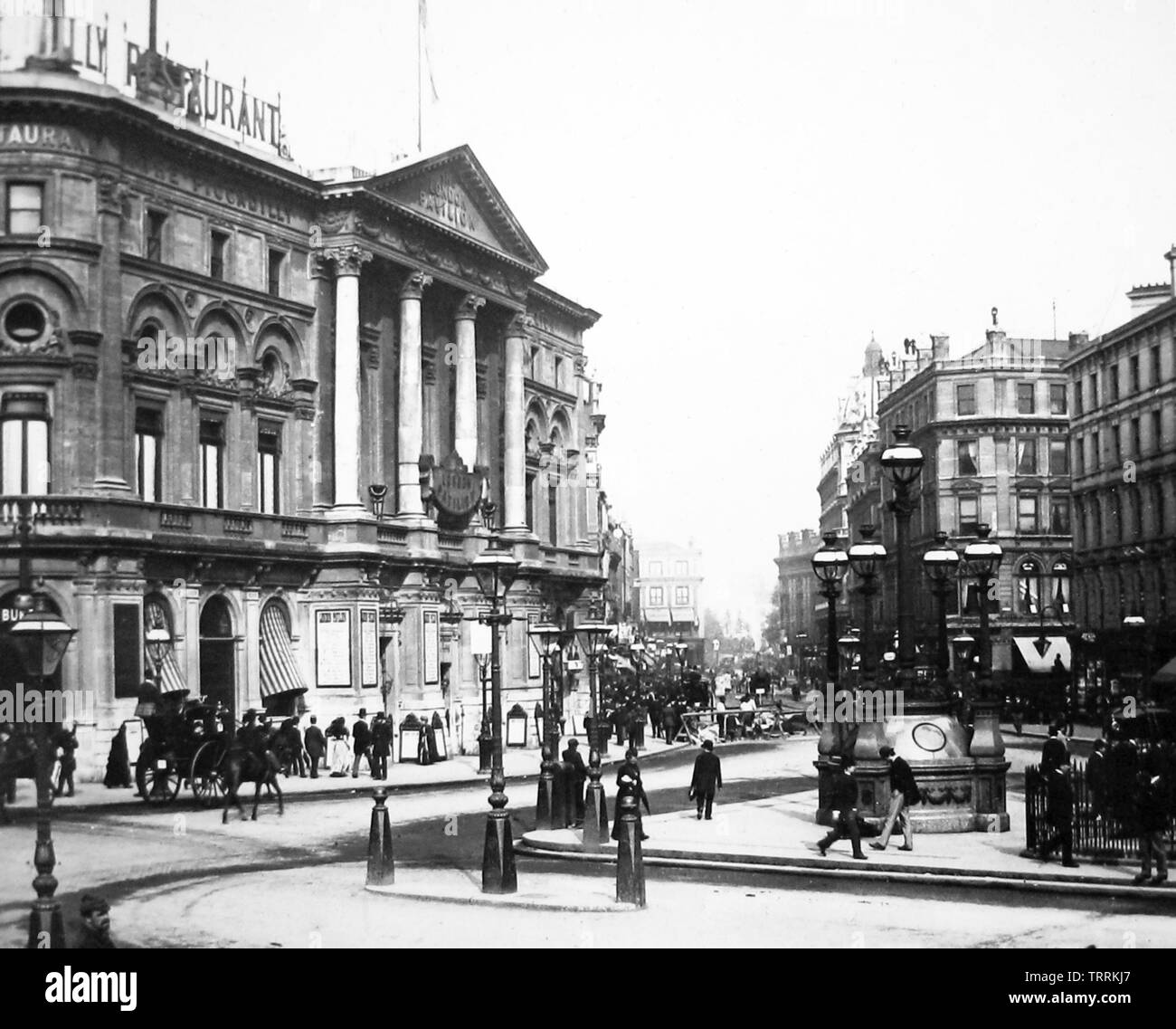 London Pavilion, Piccadilly Circus - periodo vittoriano Foto Stock