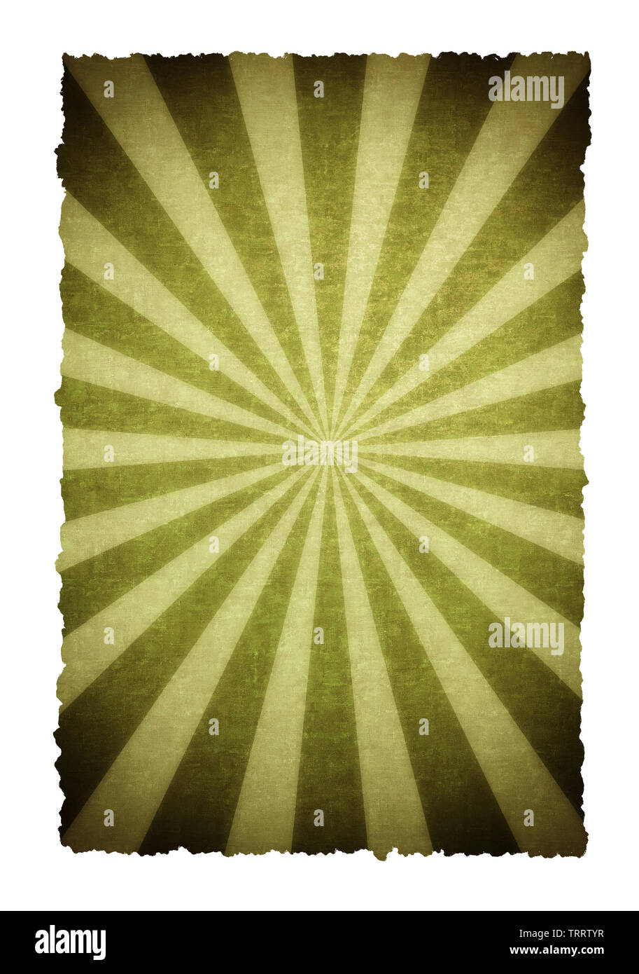 Sunbeam illustrazione grafica sul vecchio sfondo della carta Foto Stock