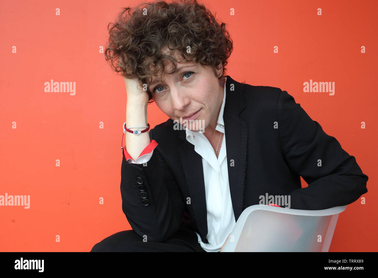 Ritratto di Sasha Marianna Salzmann 10/05/2019 ©Basso CANNARSA/Opale Foto Stock