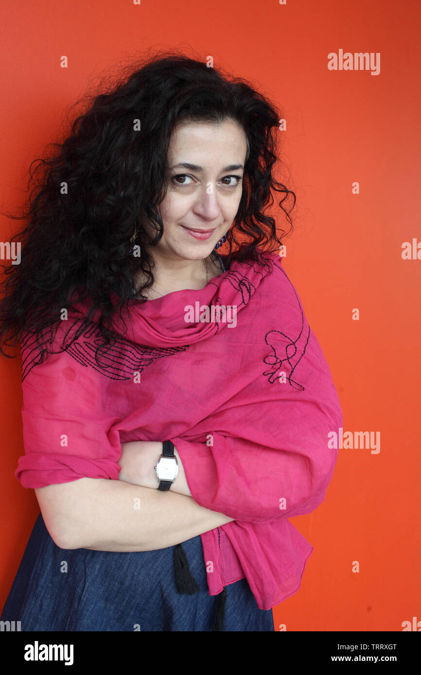 Ritratto di Ece Temelkuran 11/05/2019 ©Basso CANNARSA/Opale Foto Stock