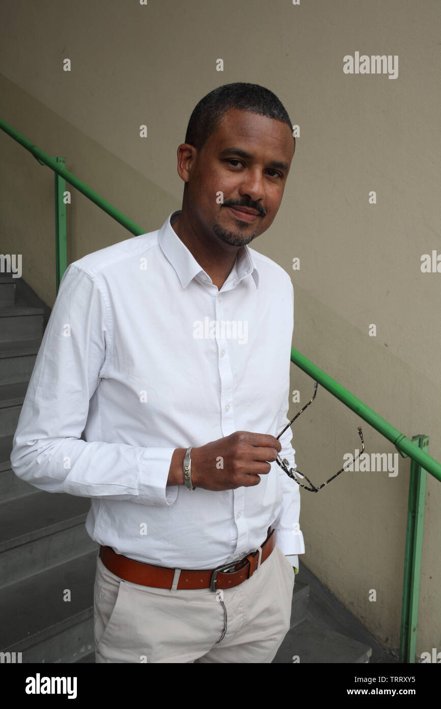 Ritratto di David Diop 12/05/2019 ©Basso CANNARSA/Opale Foto Stock
