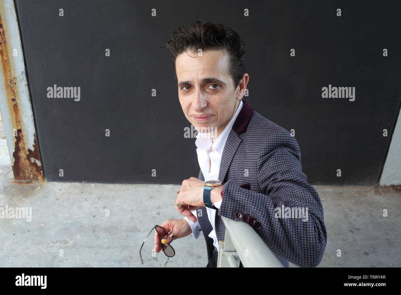 Ritratto di Masha Gessen (nato Maria Alexandrovna Gessen) 11/05/2019 ©Basso CANNARSA/Opale Foto Stock