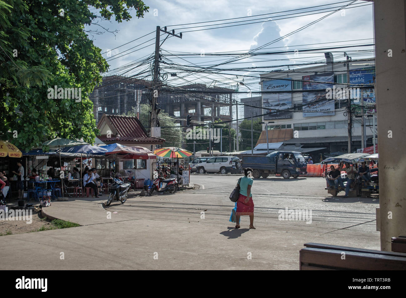 Ore diurne a Vientiane Laos Foto Stock