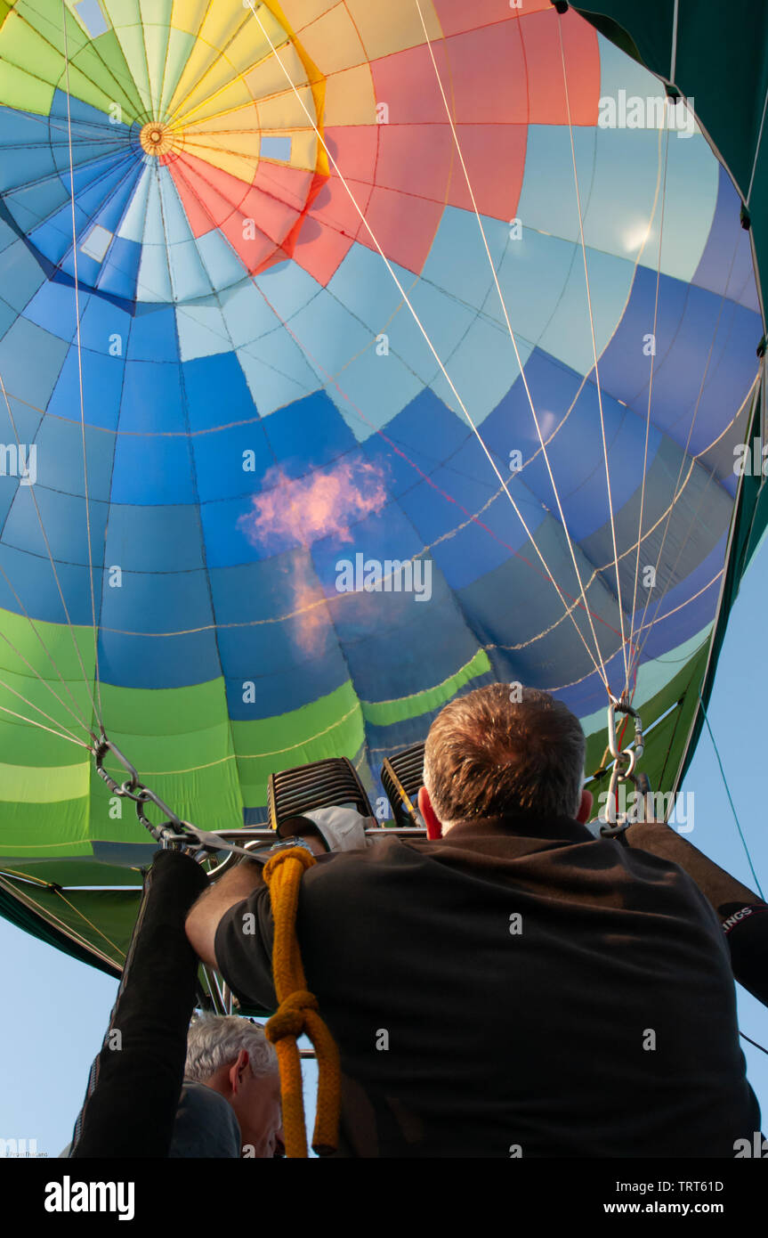 Wisborough Green Balloon Festival nel mese di settembre 2018 Foto Stock