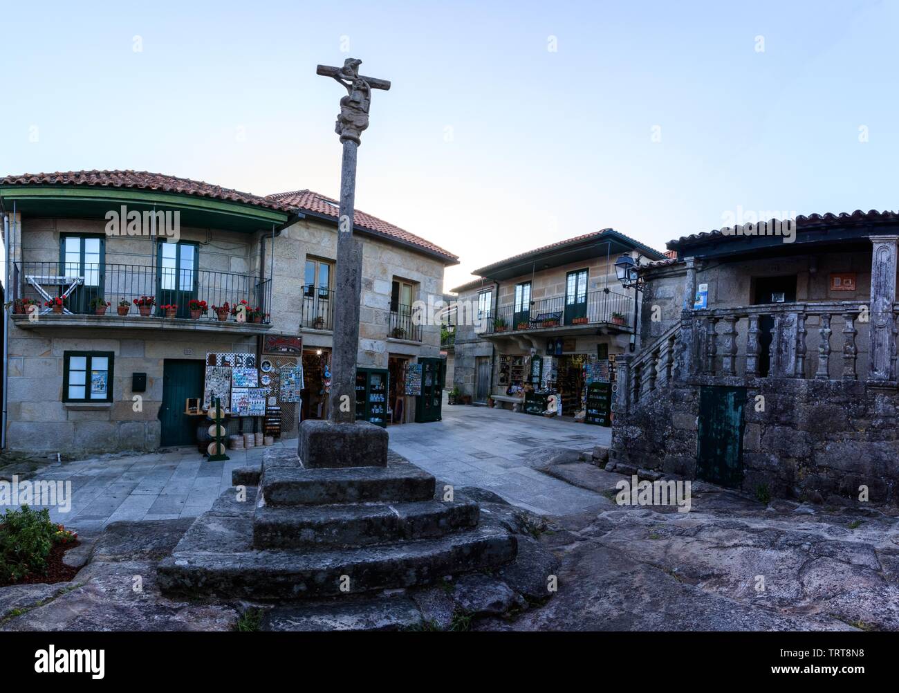 Combarro Pontevedra Foto Stock