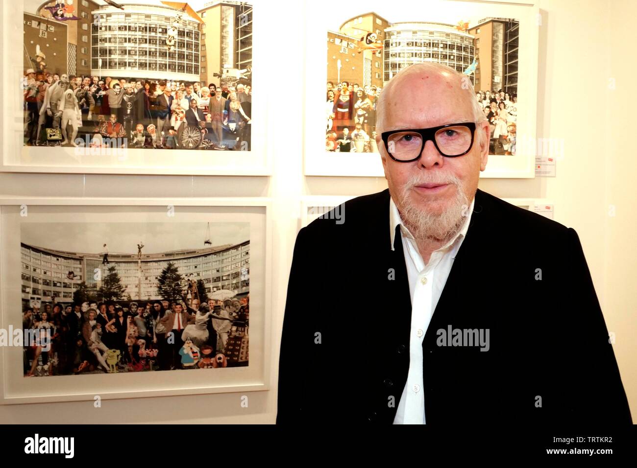 Sir Peter Blake presso la Galleria Paragon. Foto Stock