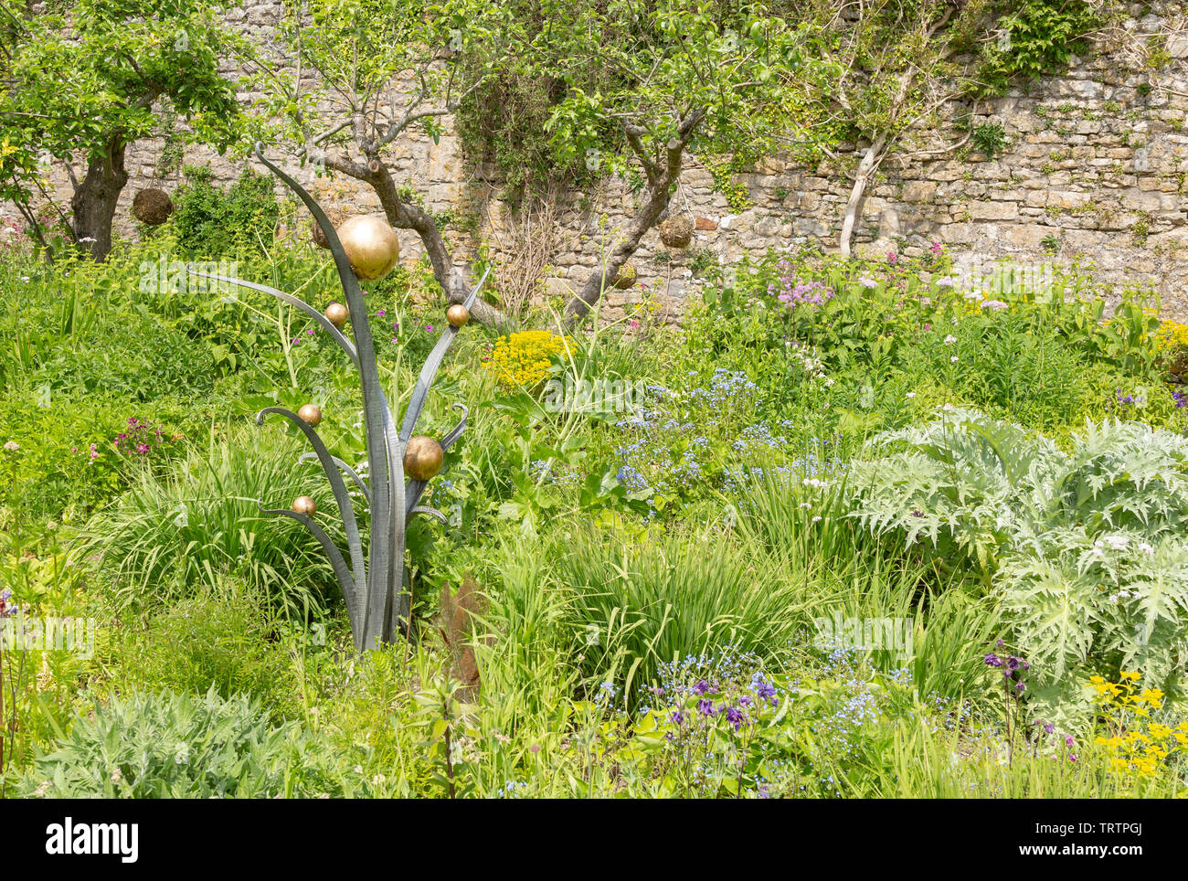 Il giardino murato nursery, Mells, Somerset, Inghilterra, Regno Unito Foto Stock