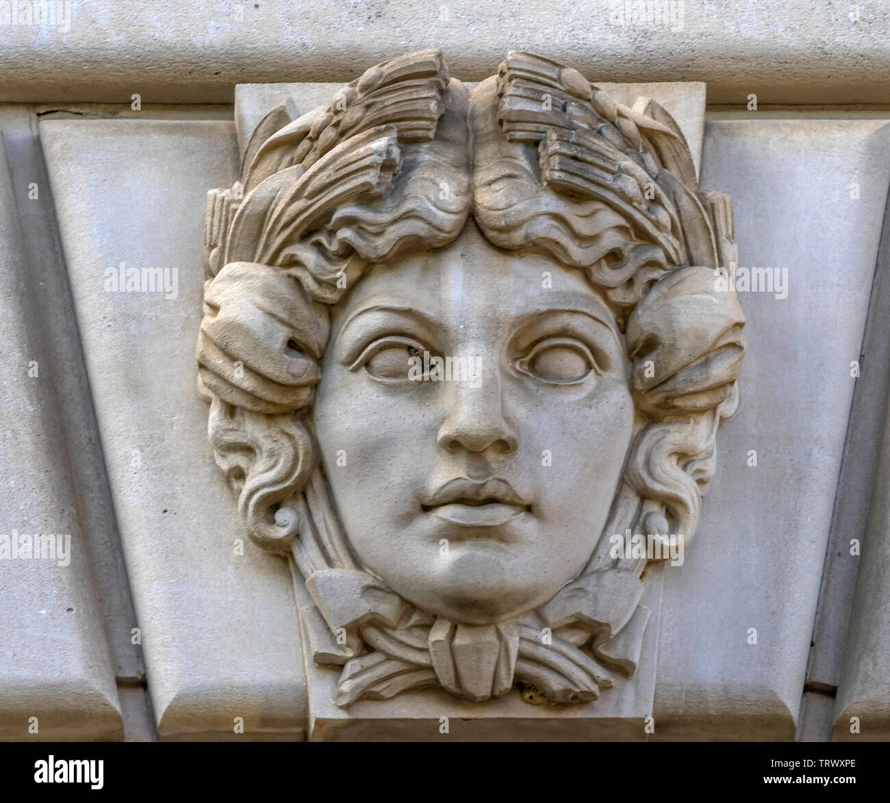 Il triangolo federale faccia antica facciata Protectioin ambientale agenzia EPA Washington DC Foto Stock