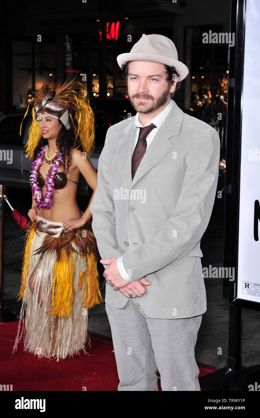 LOS ANGELES, CA. Aprile 10, 2008: Danny Masterson in prima mondiale di "dimenticare Sarah Marshall" a Grauman's Chinese Theater di Hollywood. © 2008 Paul Smith / Featureflash Foto Stock