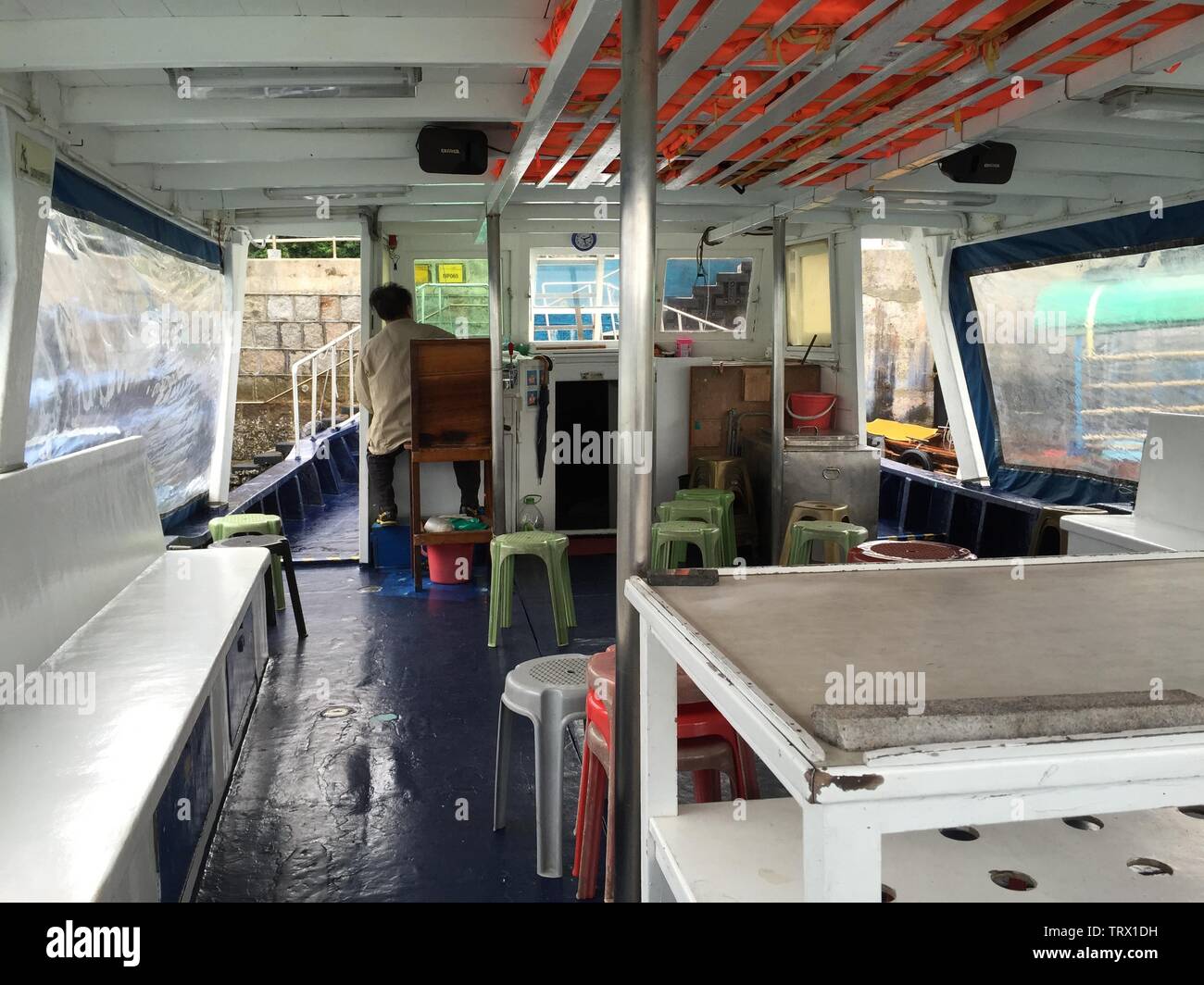 L'isola di Yim Tin Tsai, un'isola di Hong Kong Foto Stock