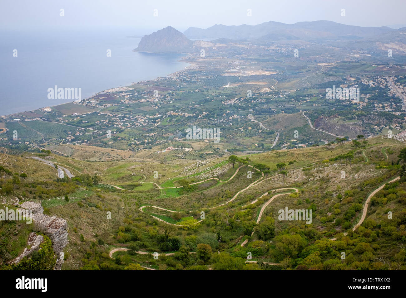 Paesaggio di Sicilia Foto Stock