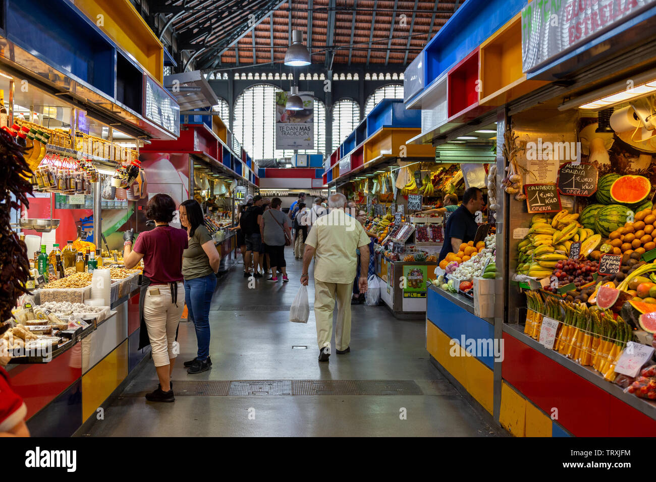Atarazanas Mercato in Malaga, Spagna Foto Stock