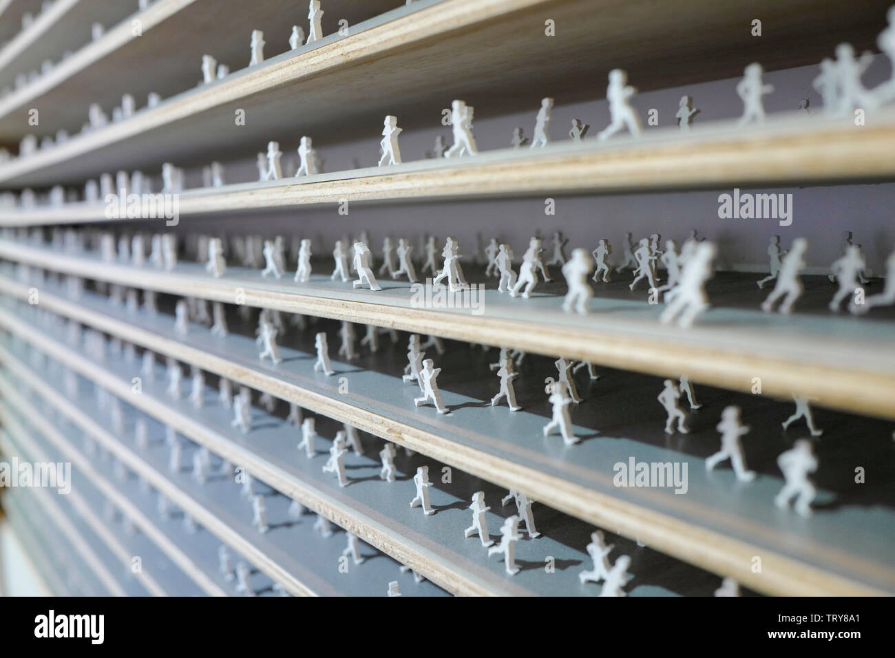 Gli scatti in interni di Kuala Lumpur City Gallery. Foto Stock