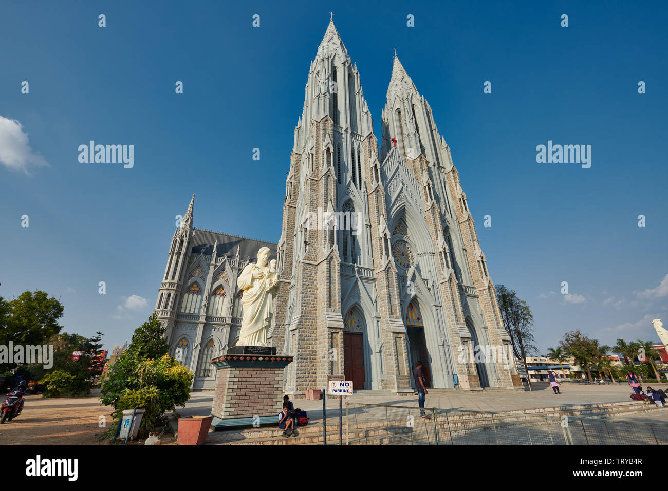 Cattedrale di San Giuseppe e di santa Filomena, santa Filomena è la chiesa, Mysore Hassan, Karnataka, India Foto Stock