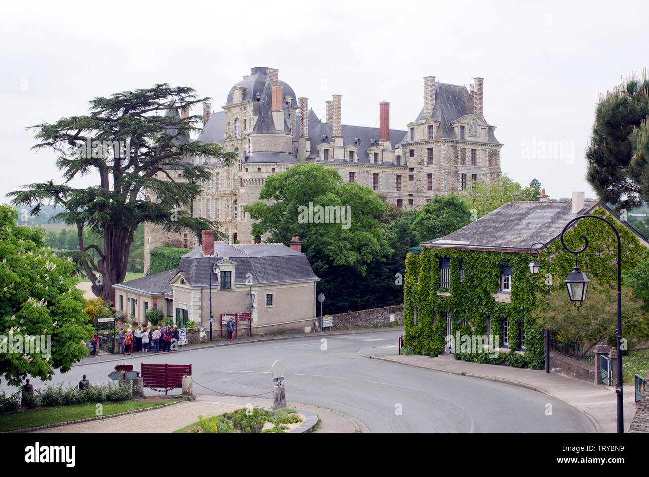 Chateau de Brissac Foto Stock