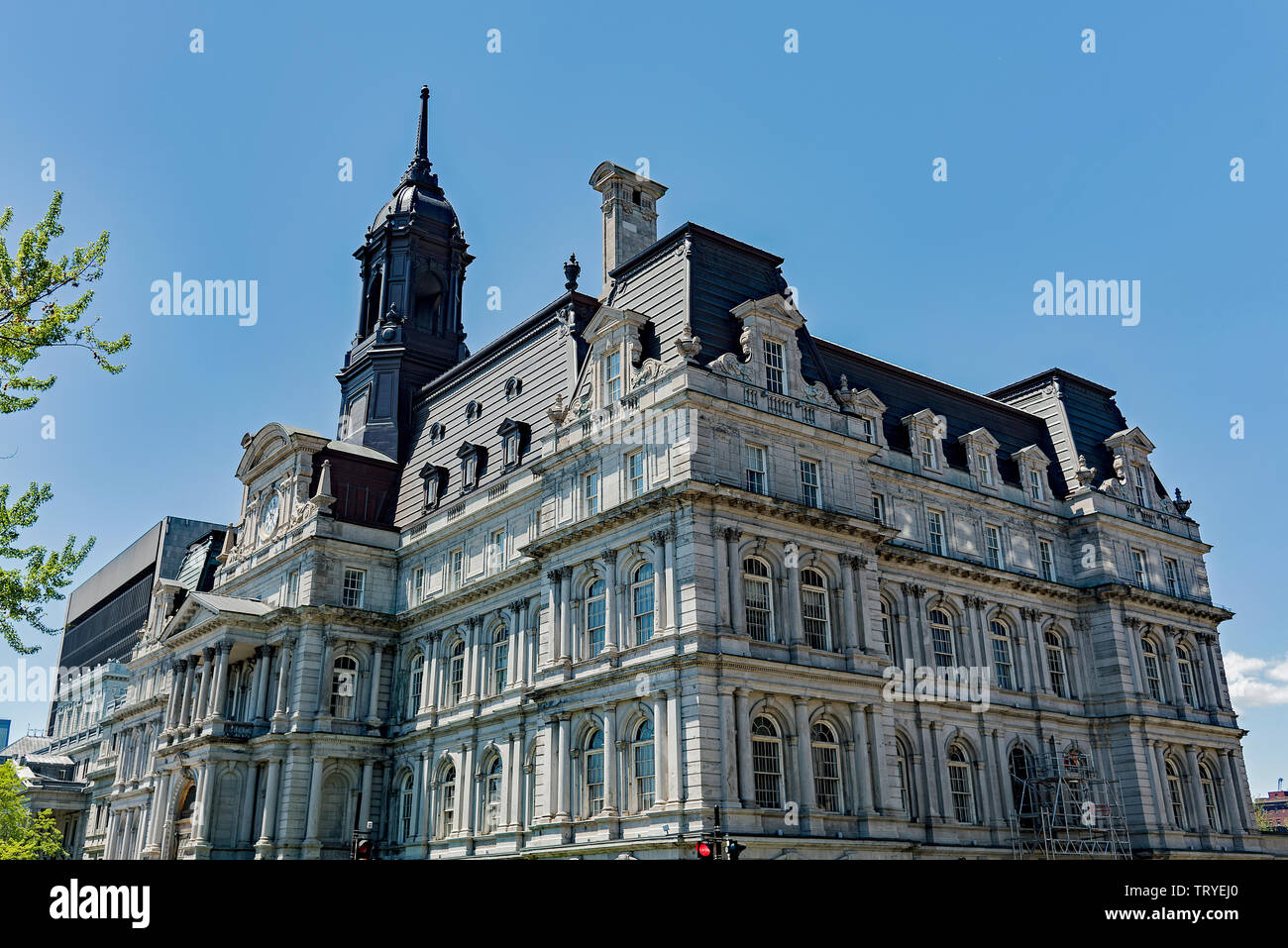 Hotel De Ville, Old Montreal Foto Stock