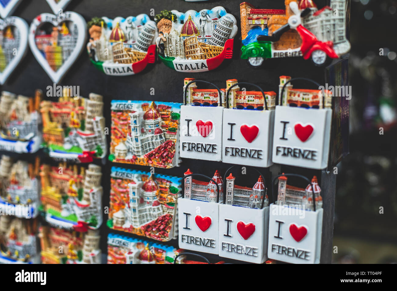 Firenze Italy 3D magnete da frigorifero stile statua di David adesivo da viaggio souvenir, decorazione casa e cucina Italia magnete frigorifero