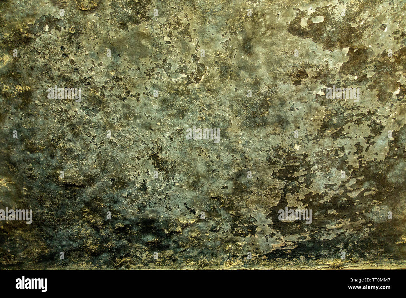 Fuliggine soffitto macchiato Foto Stock