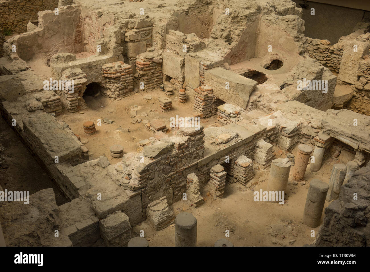 La Grecia, Atene, bagno romano Foto Stock