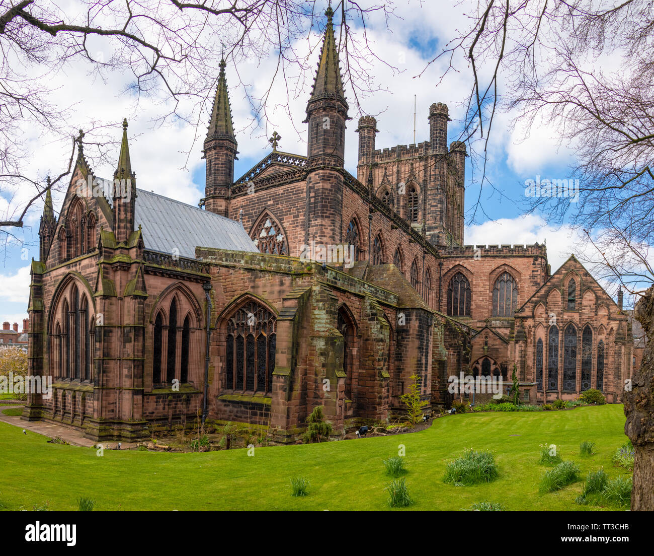 Chester Cathedral esterno Foto Stock