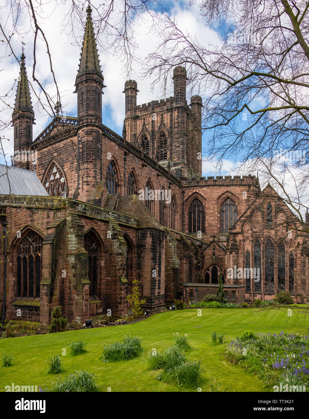 Chester Cathedral esterno Foto Stock