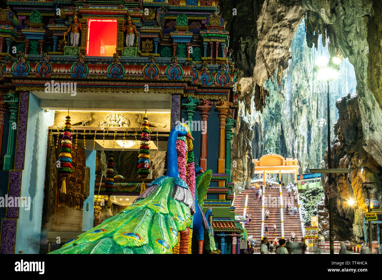 Grotte Batu- tempio indù di Kuala Lumpur in Malesia Foto Stock