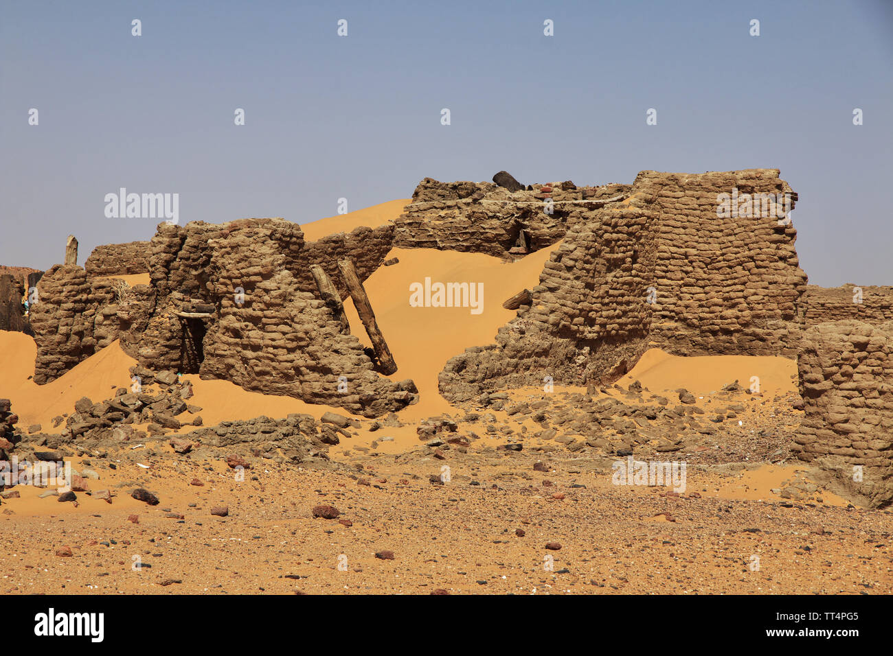 Old Dongola in Sudan, Africa Foto Stock