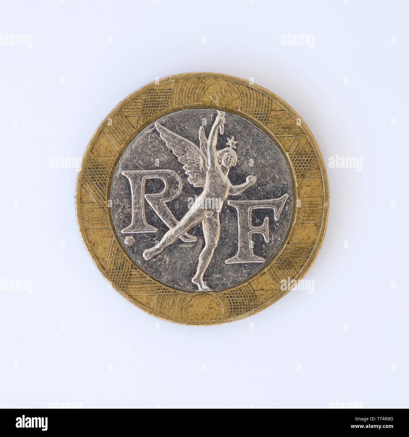 Francia 10 franchi Coin - 1988 Foto Stock