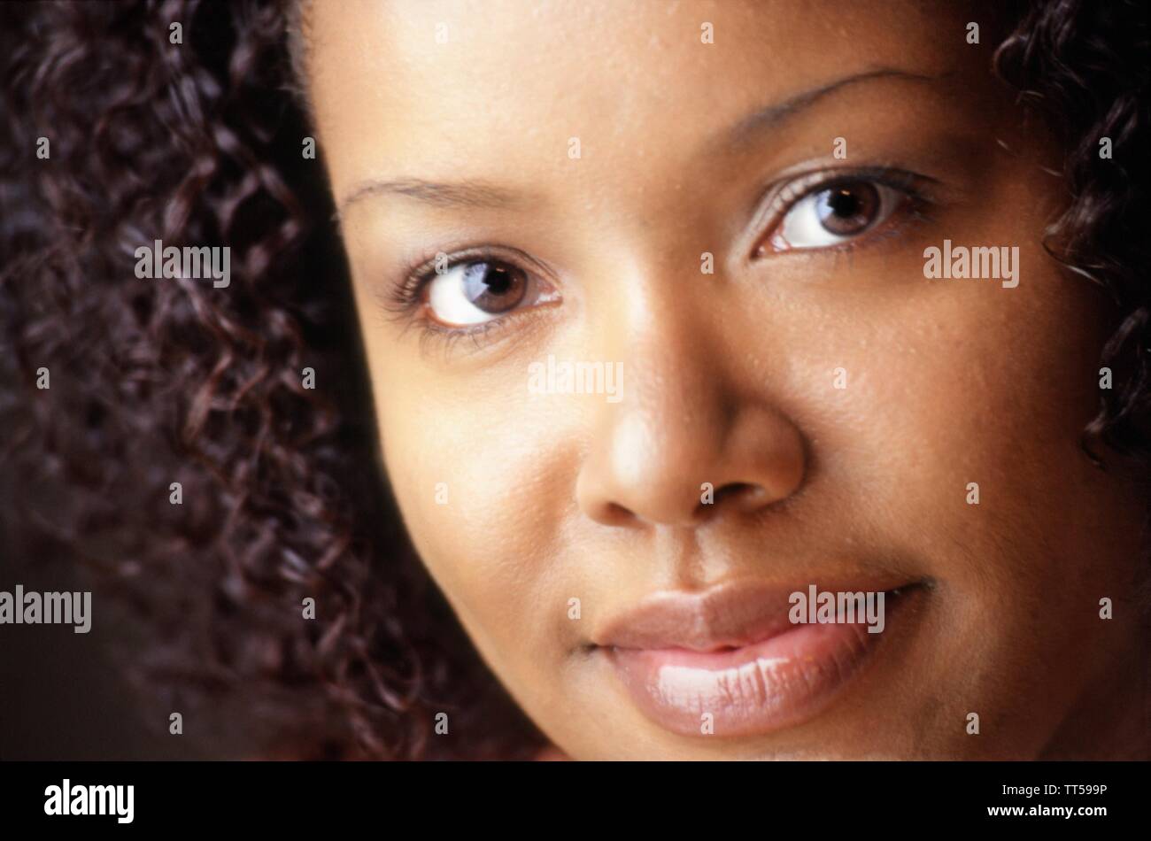 Ritratto di una donna afro-americana Foto Stock